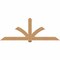Ekena Millwork Redmond Smooth Timber Gable Bracket, Western Red Cedar, 96"W x 36"H x 3 1/2"D x 5 1/2"F, 9/12 Pitch GBW096X36X0406RED00SWR - alternate 1